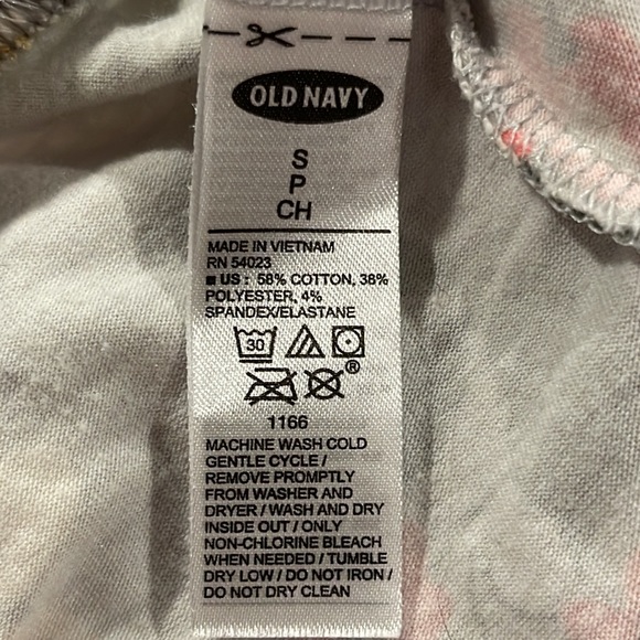 Old Navy floral print legging, Sz S - Picture 6 of 6